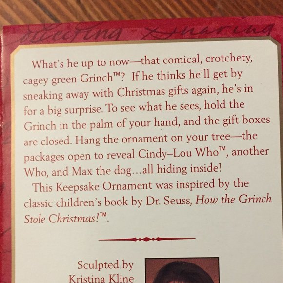 How the Grinch Stole Christmas - Keepsake Ornament - Picture 7 of 17